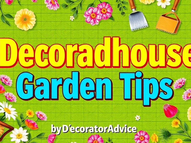 decoradhouse garden tips by decoratoradvice