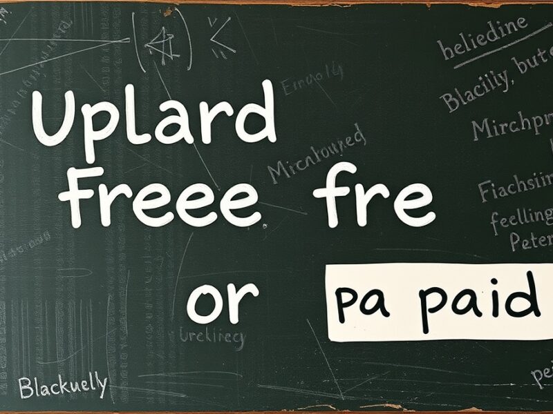 is uploadblog free or paid?