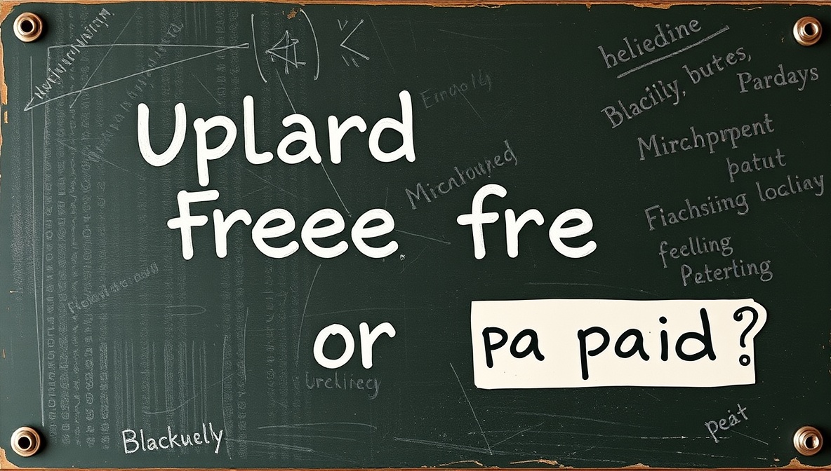is uploadblog free or paid?