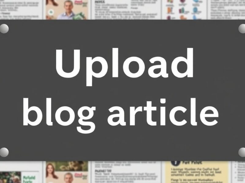 uploadblog article