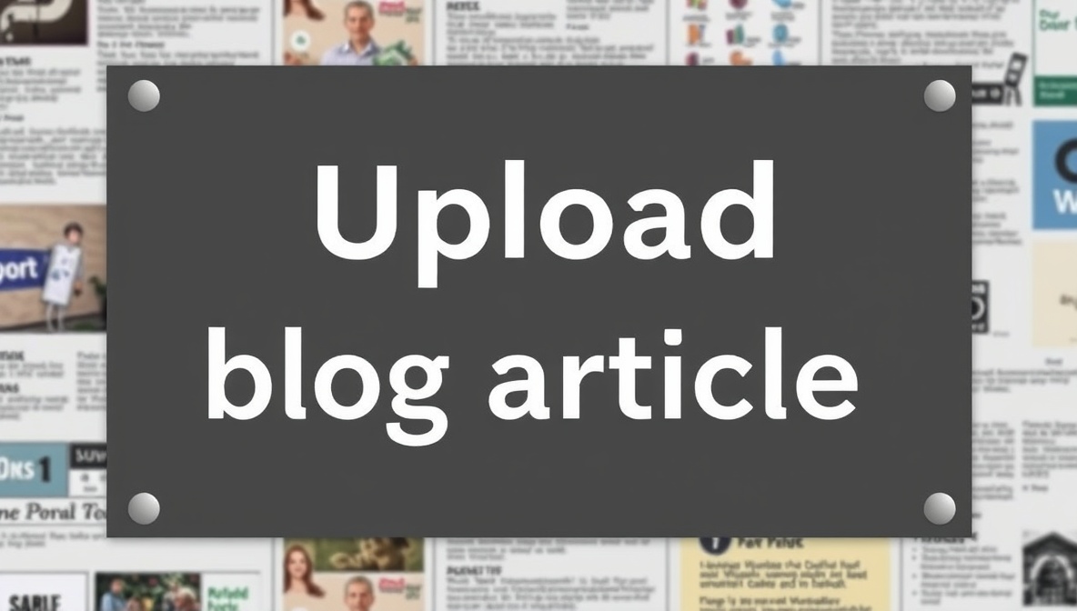 uploadblog article