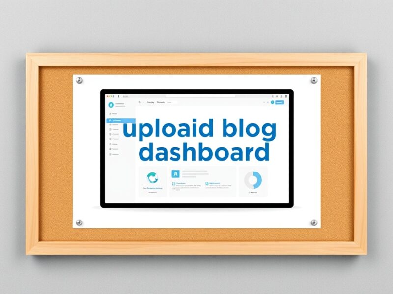 uploadblog dashboard